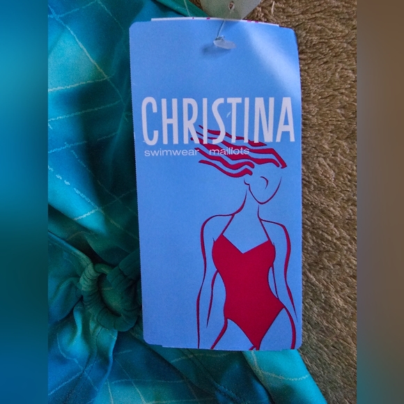 Christina 2pc swimming suits. SIze XL. Color Blue. - Picture 6 of 8